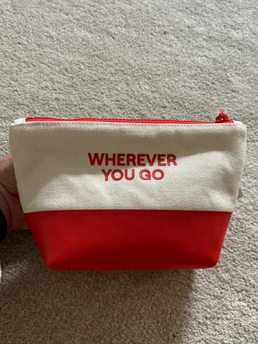 Lululemon Canvas Pouch Mini Wordmark NWT 1 L